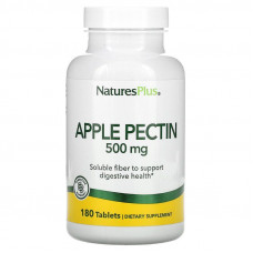 Яблучний пектин, Apple Pectin, Nature's Plus, 500 мг, 180 таблеток