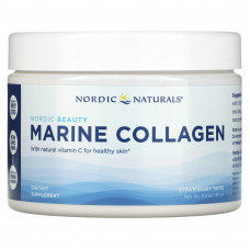 Морський колаген, з полуничним ароматом, Marine Collagen, Nordic Naturals, 150 г