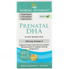 Риб'ячий жир для вагітних, Prenatal DHA, Nordic Naturals, 500 мг, 60 гелевих капсул
