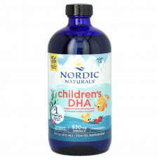 Риб'ячий жир для дітей від 1 до 6 років, Children's DHA, Nordic Naturals, полуниця, рідкий, 530 мг, 473 мл