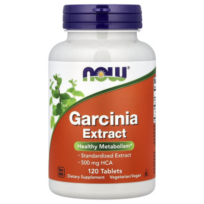 Гарцинія, Garcinia, Now Foods, 1000 мг, 120 таблеток