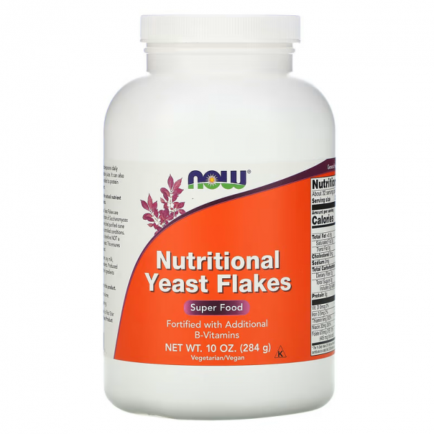 Харчові дріжджі (пластівці), Nutritional Yeast, Now Foods, 284 гр