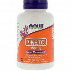 7 кето DHEA, 7-Keto, Now Foods, 100 мг, 120 капсул