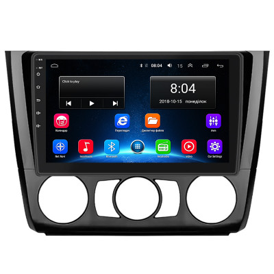 Штатная магнитола Lesko для BMW 1 серии I (E81/E82/E87/E88) Рестайлинг Manual AC 2007-2011 экран 9" 2/32Gb Wi-Fi GPS Base