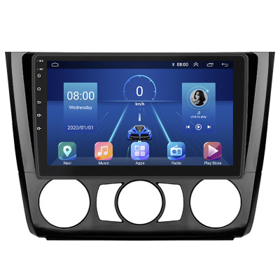 Штатная магнитола Lesko для BMW 1 серии I (E81/E82/E87/E88) Рестайлинг Manual AC 2007-2011 экран 9" 6/128Gb 4G Wi-Fi GPS Top