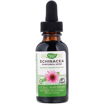 Ехінацея, Echinacea, Nature's Way, 500 мг, 30 мл