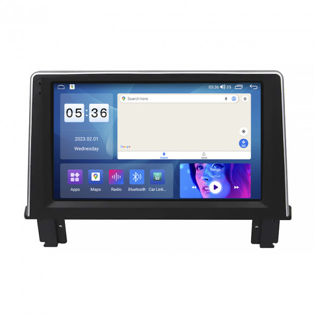 Штатная магнитола Lesko для BMW 1 серии II (F20/F21) 2011-2015 экран 9" 2/32Gb CarPlay 4G Wi-Fi GPS Prime