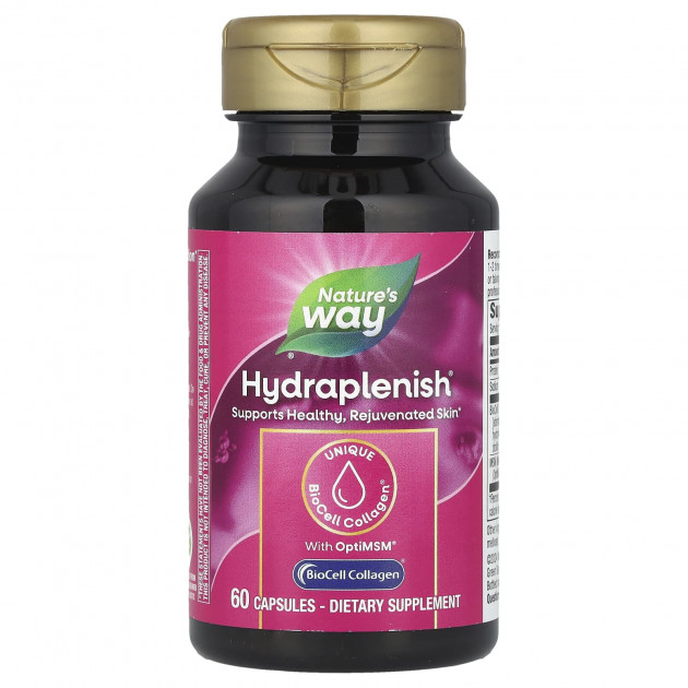 Гіалуронова кислота + МСМ, Hyaluronic Acid With MSM, Nature's Way, 60 капсул