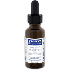 Вітамін B12, Adenosyl/Hydroxy B12, Pure Encapsulations, у формі аденозилкобаламіну та гідроксикобаламіну, 30 мл