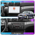 Штатная магнитола Lesko для BMW 3 серии IV (E46) 1998-2003 экран 9" 4/64 QLED CarPlay 4G Wi-Fi GPS 360 Prime