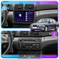 Штатная магнитола Lesko для BMW 3 серии IV (E46) Рестайлинг 2001-2007 экран 9" 6/128Gb 4G Wi-Fi GPS Top