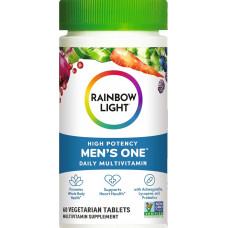 Мультивітаміни для чоловіків, Men's One, Rainbow Light, одна на день, висока ефективність, 60 вегетаріанських таблеток