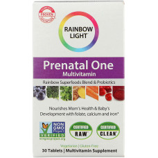 Мультивітаміни для вагітних, Prenatal One, Rainbow Light, 30 таблеток