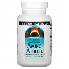 Аміно спортсмен, Amino Athlete, Source Naturals, 1000 мг, 100 таблеток