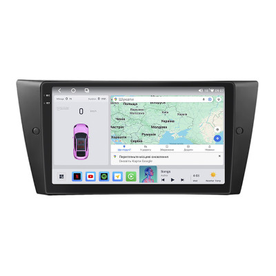 Штатная магнитола Lesko для BMW 3 серии V (E90/E91/E92/E93) 2005-2010 экран 9" 4/64 QLED CarPlay 4G Wi-Fi GPS 360 Prime