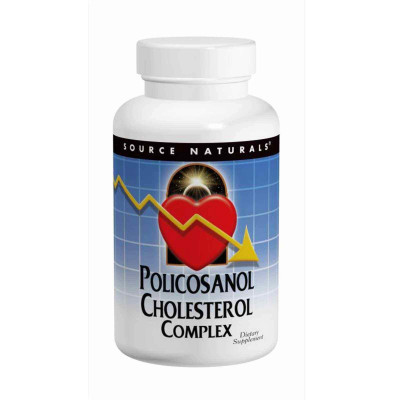 Полікозанол комплекс (Policosanol Cholesterol), Source Naturals, 60 таб.