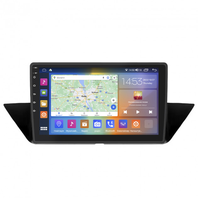 Штатная магнитола Lesko для BMW X1 I (E84) 2009-2012 экран 10" 2/32Gb CarPlay 4G Wi-Fi GPS Prime