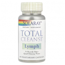 Детоксикація лімфи, Total Cleanse Lymph, Solaray, 60 вегетаріанських капсул