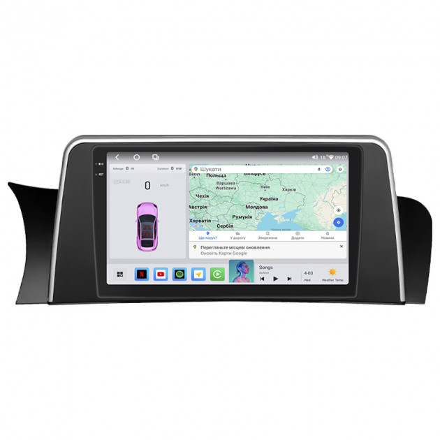 Штатная магнитола Lesko для BMW X3 II (F25) 2010-2014 экран 9" 4/64 QLED CarPlay 4G Wi-Fi GPS 360 Prime