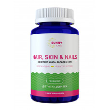Комплекс шкіра, волосся, нігті, Hair, Skin & Nails Complex Powerfull, Sunny Caps, 100 капсул