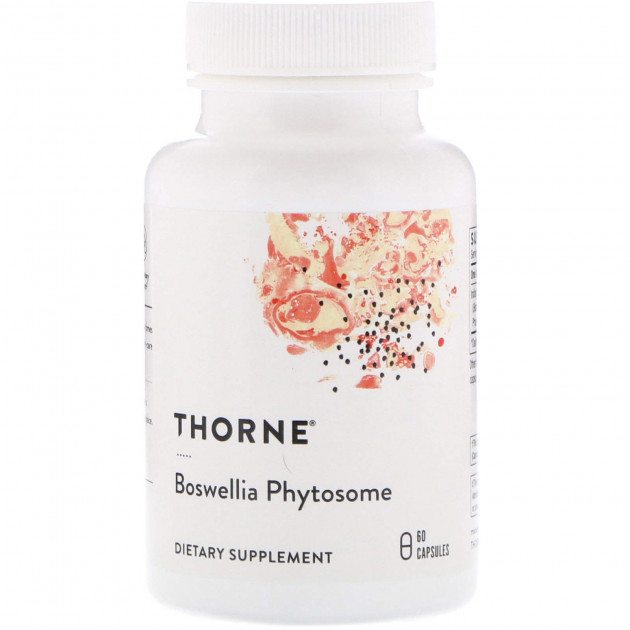 Босвелія, Boswellia Phytosome, Thorne, 60 капсул