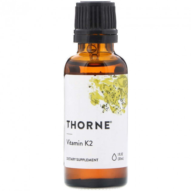 Вітамін К2 (Vitamin K2), Thorne, рідкий, 30 мл