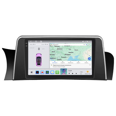 Штатная магнитола Lesko для BMW X3 II (F25) Рестайлинг 2014-2017 экран 9" 4/64 QLED CarPlay 4G Wi-Fi GPS 360 Prime