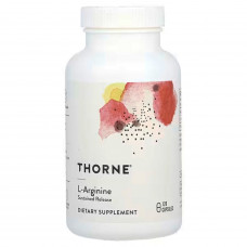 L-аргінін, -Arginine, Thorne, 120 капсул (500 мг на капсулу)