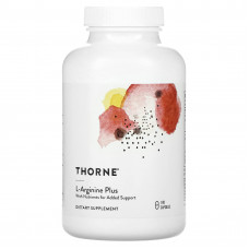 L-аргінін Плюс, L-Arginine Plus з Nutrients для Added Support, Thorne, комплекс для серцево-судинної системи, 180 капсул