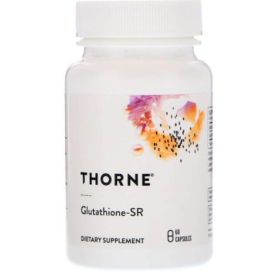 Глутатіон-SR, Glutathione, Thorne, 60 капсул (175 мг на капсулу)