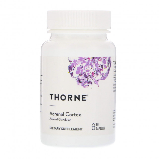 Адренал, підтримка наднирників, Adrenal Cortex, Thorne, 60 капсул