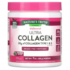 Колаген, Ultra Collagen, Nature's Truth, порошок, без ароматизаторів, 198 г