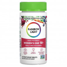 Мультивітаміни для жінок 50+, Women's One 50+, Rainbow Light, щоденні, 60 вегетаріанських таблеток