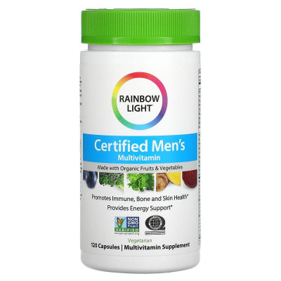 Мультивітамінні для чоловіків, Men's Multivitamin, Rainbow Light, 120 капсул