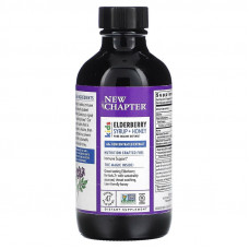 Сироп бузини+мед, Elderberry Syrup, New Chapter, Kids, для дітей від 2 років, 118 мл