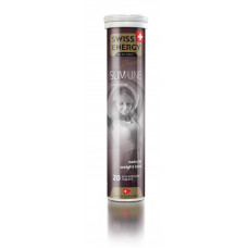 L-карнітин для схуднення, SLIM LINE L-Carnitine CH, Swiss Energy, натуральний контроль ваги, 20 розчинних таблеток