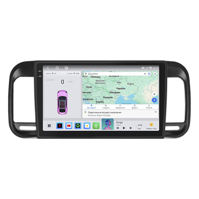 Штатная магнитола Lesko для Brilliance M2 (BS4) I 2006-2010 экран 9" 4/64 QLED CarPlay 4G Wi-Fi GPS 360 Prime