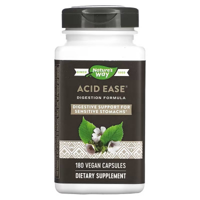 Формула травлення, Acid Ease, Digestion Formula, Nature's Way, 180 веганських капсул