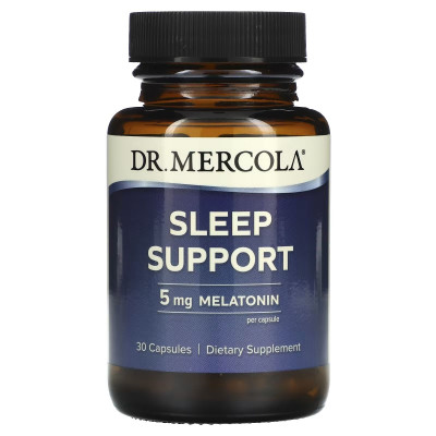 Підтримка сну, Sleep Support, Dr. Mercola, 5 мг, 30 капсул