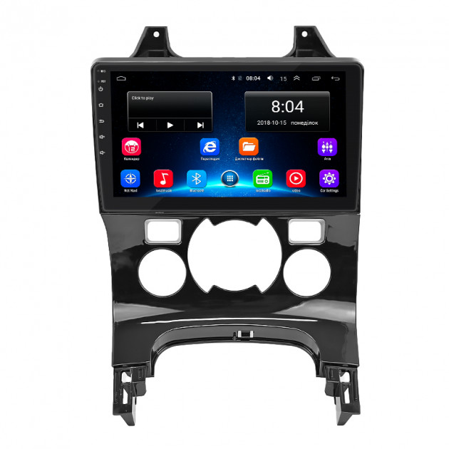Штатная магнитола Lesko для Peugeot 3008 I Рестайлинг 2013-2016 экран 9" 2/32Gb Wi-Fi GPS Base