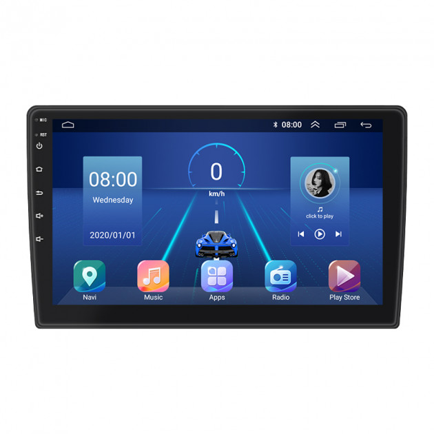 Штатная магнитола Lesko для Peugeot Expert II 2007-2012 экран 9" 4/64Gb 4G Wi-Fi GPS Top