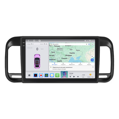 Штатная магнитола Lesko для Brilliance M2 (BS4) I Рестайлинг 2010-2012 экран 9" 4/64 QLED CarPlay 4G Wi-Fi GPS 360 Prime