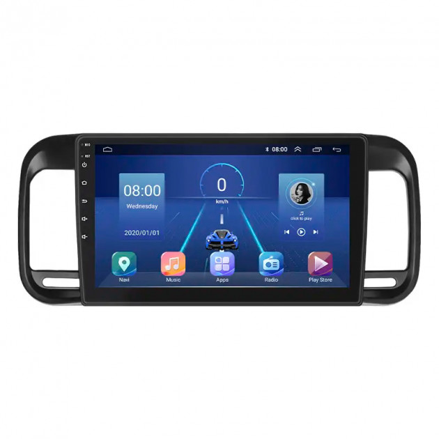 Штатная магнитола Lesko для Brilliance M2 (BS4) I Рестайлинг 2010-2012 экран 9" 4/64Gb 4G Wi-Fi GPS Top