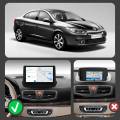 Штатная магнитола Lesko для Renault Fluence I 2009-2013 экран 9" 4/64Gb 4G Wi-Fi GPS Top