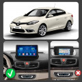 Штатная магнитола Lesko для Renault Fluence I Рестайлинг 2012-2017 экран 9" 4/32Gb 4G Wi-Fi GPS Top