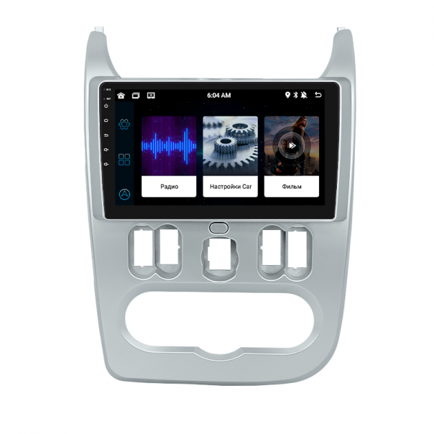 Штатная магнитола Lesko для Renault Logan I Рестайлинг 2009-2015 экран 9" 1/16Gb Wi-Fi GPS Base