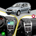 Штатная магнитола Lesko для Renault Logan I Рестайлинг 2009-2015 экран 9" 4/64Gb 4G Wi-Fi GPS Top