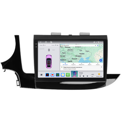 Штатная магнитола Lesko для Buick Encore I Рестайлинг 2016-2019 экран 9" 4/64 QLED CarPlay 4G Wi-Fi GPS 360 Prime