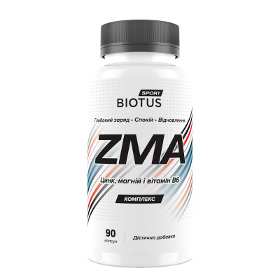 ЗМА, ZMA, Biotus, 90 капсул