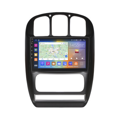Штатная магнитола Lesko для Chrysler Voyager IV Рестайлинг 2004-2008 экран 10" 4/64Gb CarPlay 4G Wi-Fi GPS Prime